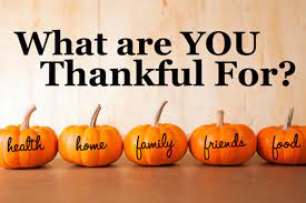What Are You Thankful For?